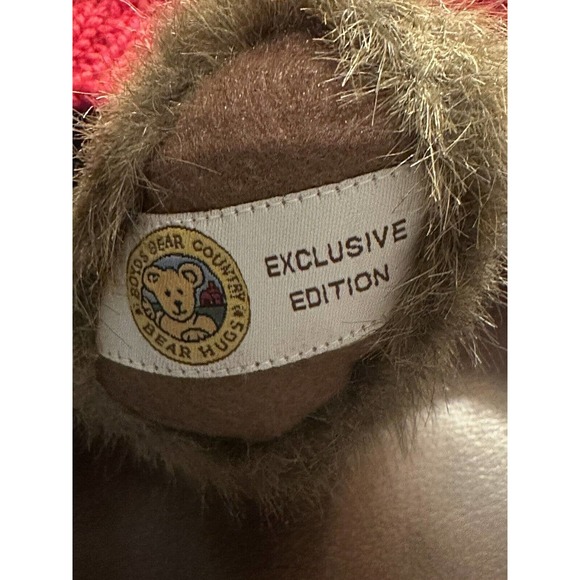 Boyds Bears Tanner McBruin Holiday Red Sweater Exclusive Edition #918113SM 13” - Picture 3 of 7